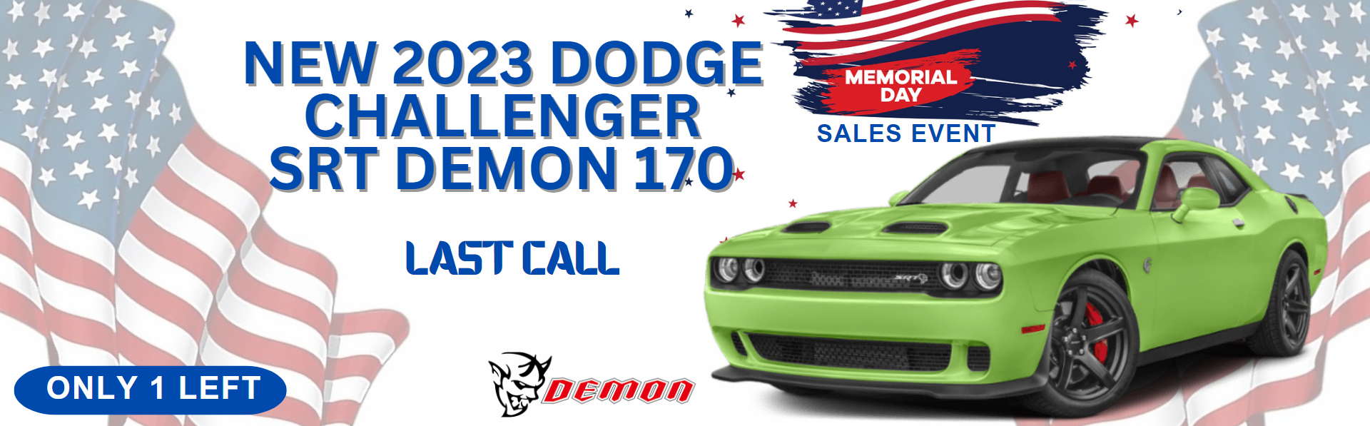 New 2023 Dodge Challenger SRT Demon 170